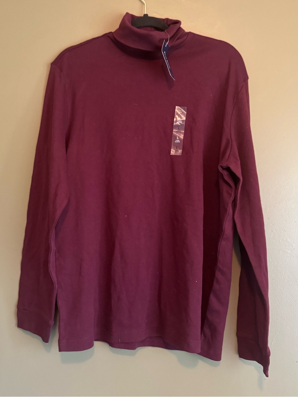 Club Room Men's Red Plum Turtleneck